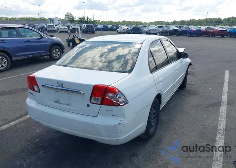 2003 Honda Civic Lx z USA, uszkodzony, nr VIN 2HGES16543H543328